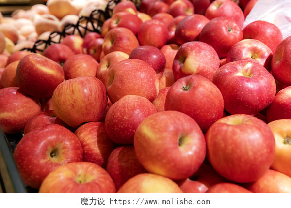 实拍水果超市超市超市货架超市内景水果特写苹果特写
